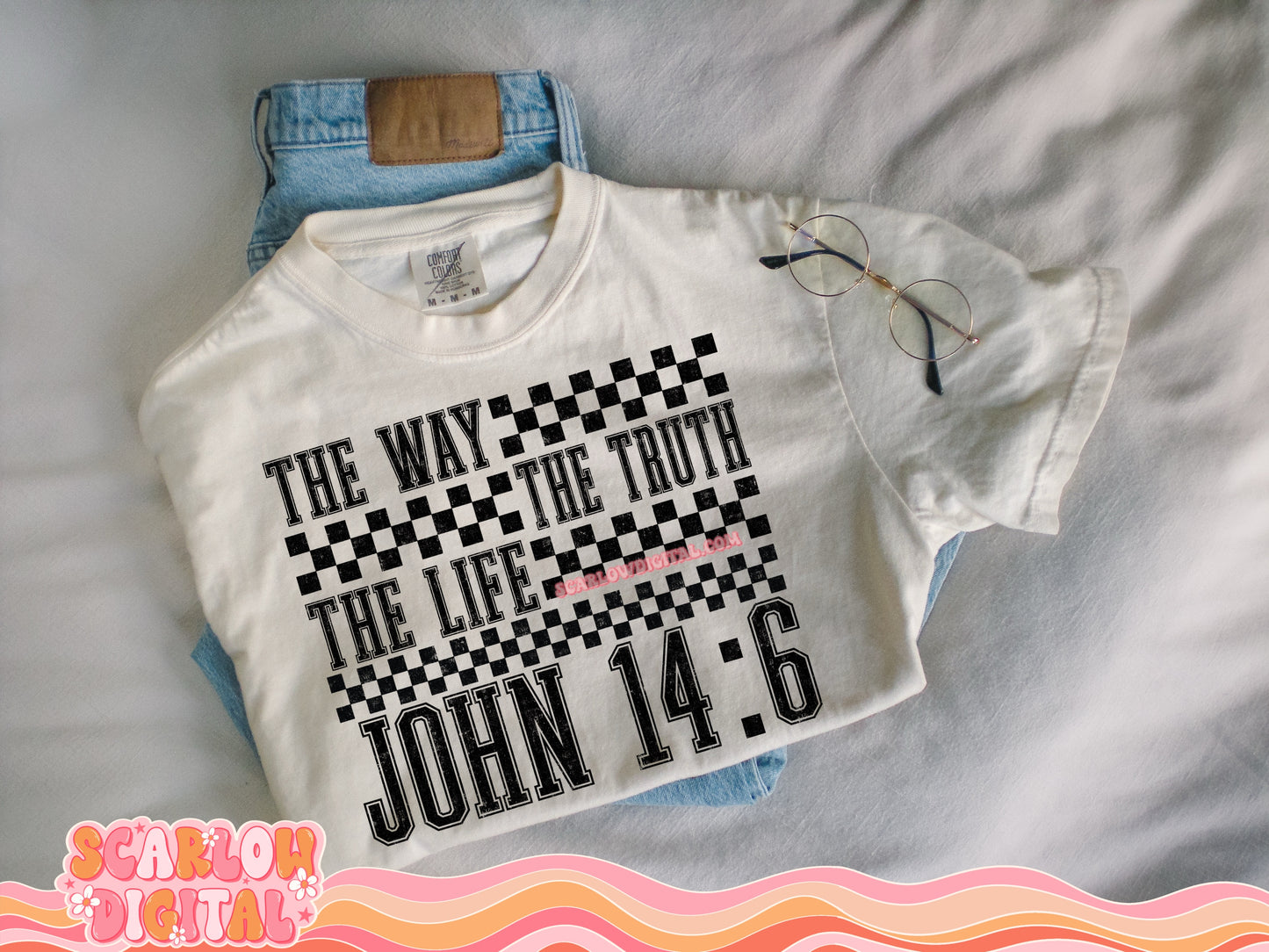 The Way The Truth The Life John 14:6 PNG Digital Design