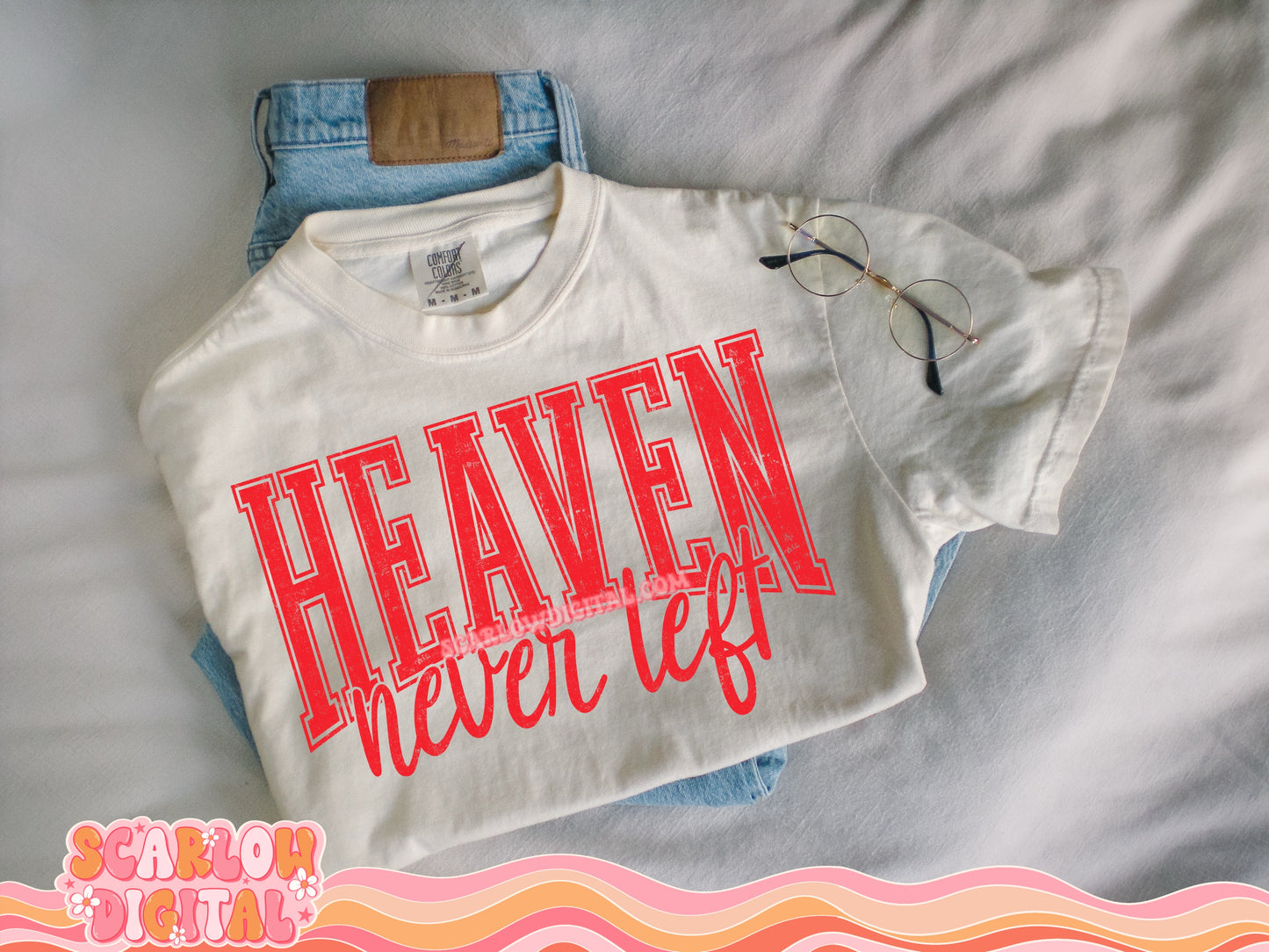 Heaven Never Left PNG Digital Design