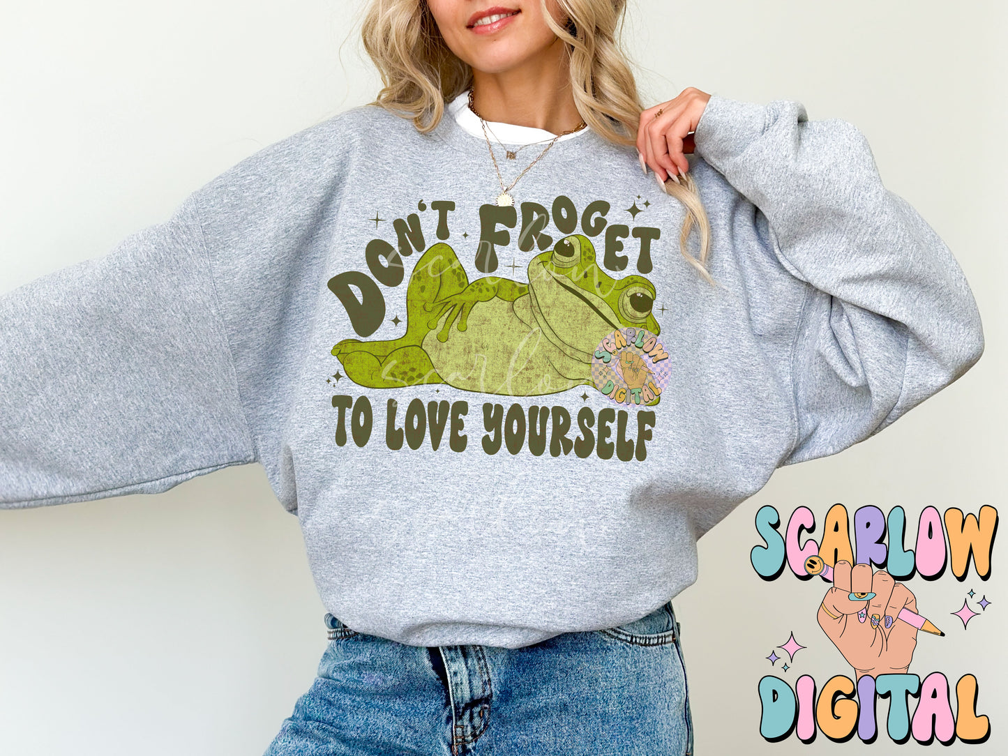 Don't Froget to Love Yourself PNG Digital Design