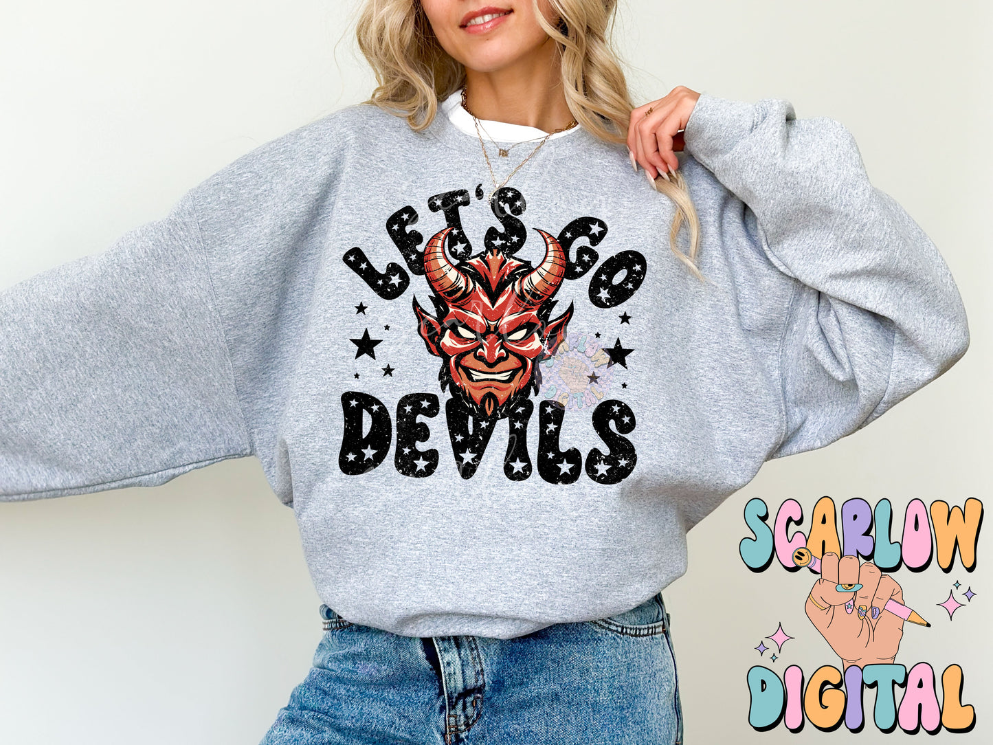 Devils PNG Digital Design Download, sports mascot png, football png, baseball png, retro png, trendy png, sports tshirt design, school png