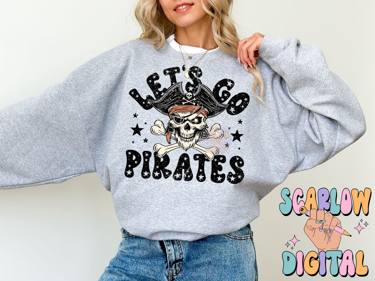 Pirates PNG Digital Design Download, sports mascot png, football png, baseball png, retro png, trendy png, sports tshirt designs, school png