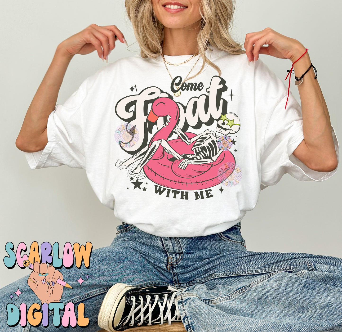 Float With Me PNG Digital Design Download