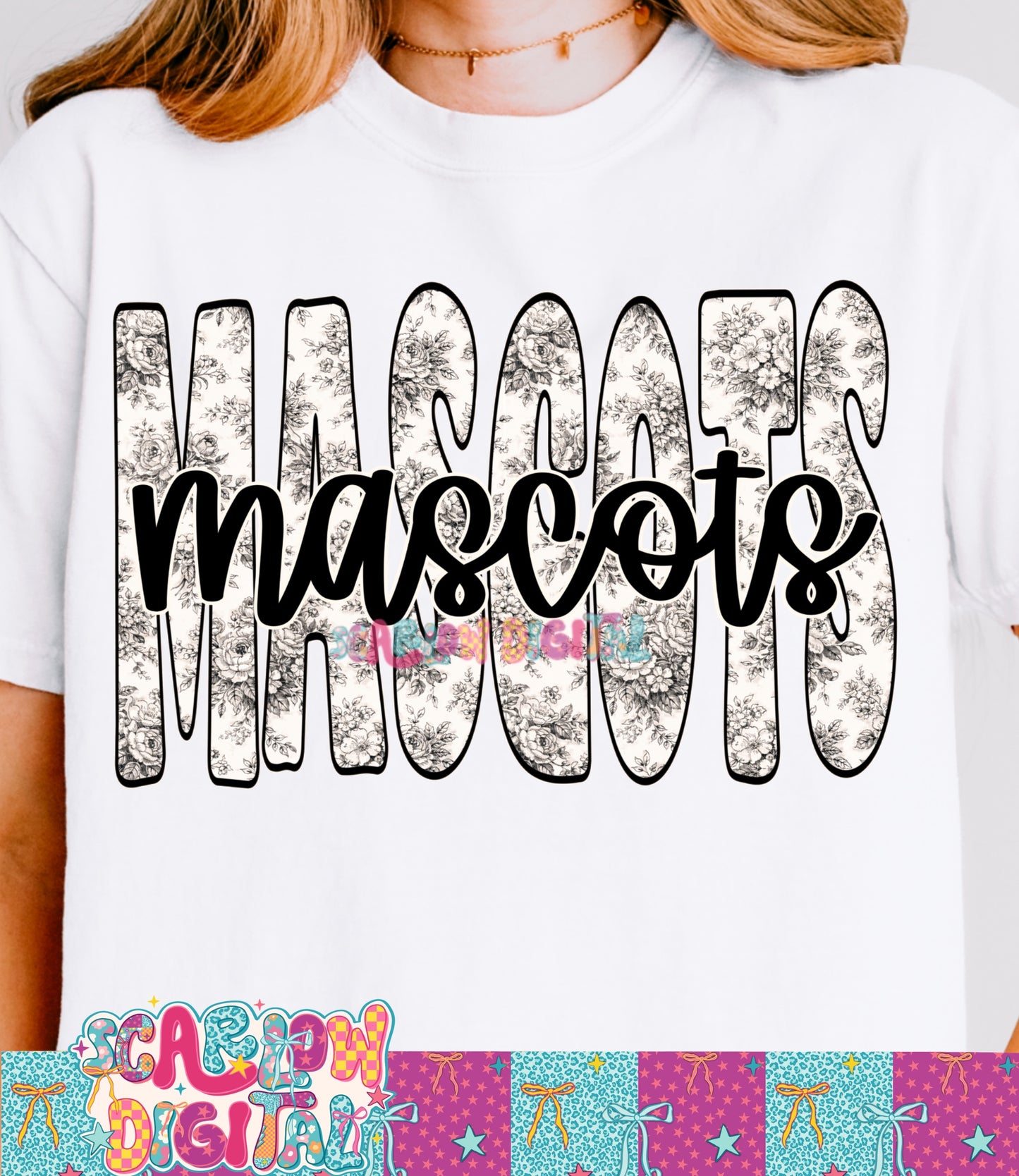 Black School Mascot Custom Design - REVIEW DESCRIPTION BEFORE PURCHASING