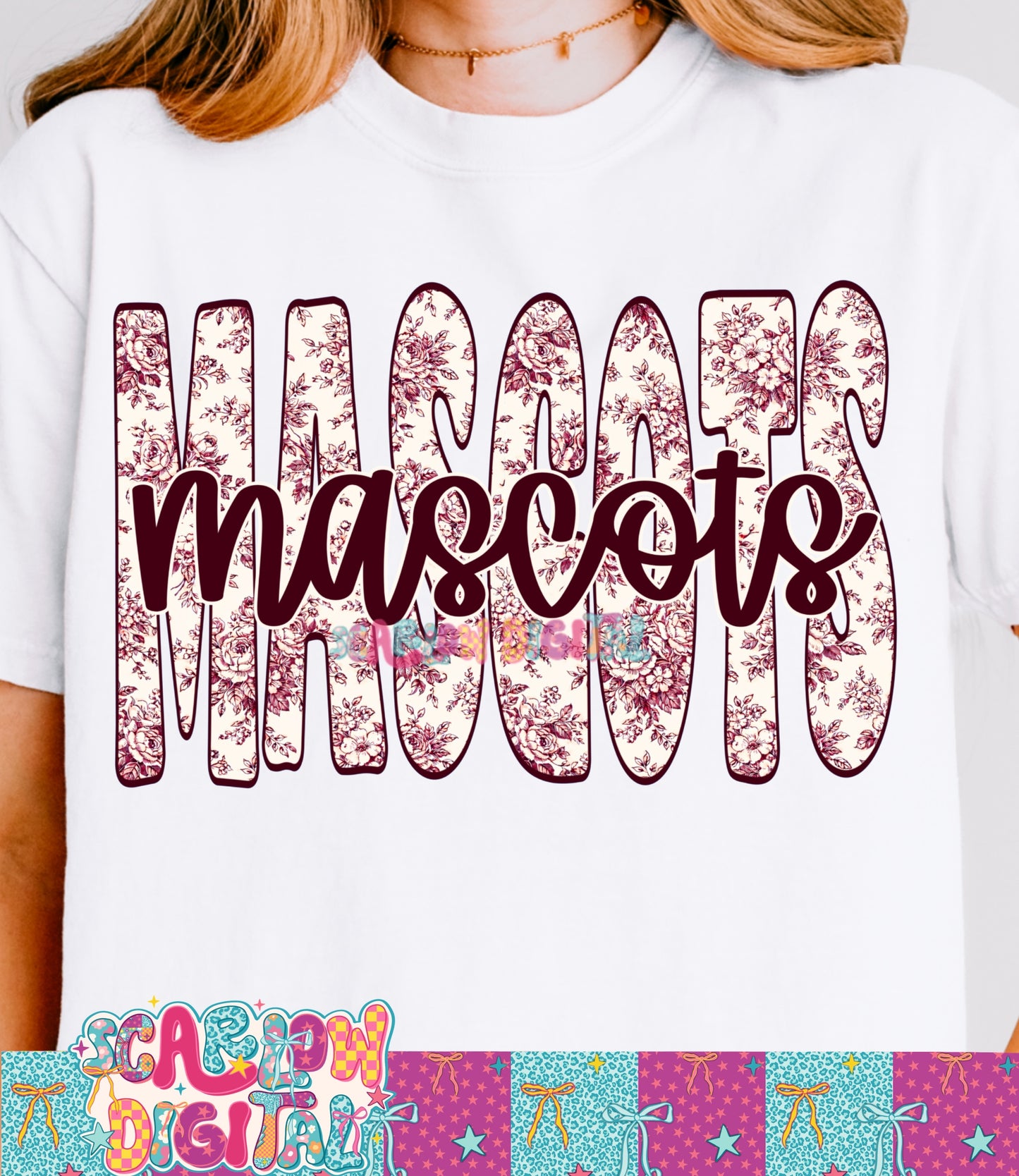 Maroon School Mascot Custom Design - REVIEW DESCRIPTION BEFORE PURCHASING