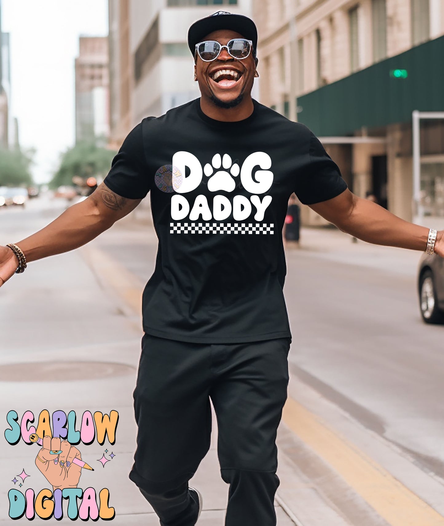 Dog Daddy SVG Cut File Sublimation Digital Design Download, dog dad svg, fur dad svg, svg for men, mens svg designs, men's tshirt designs
