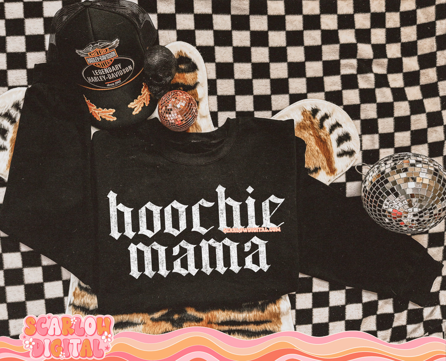 Hoochie Mama PNG Digital Design
