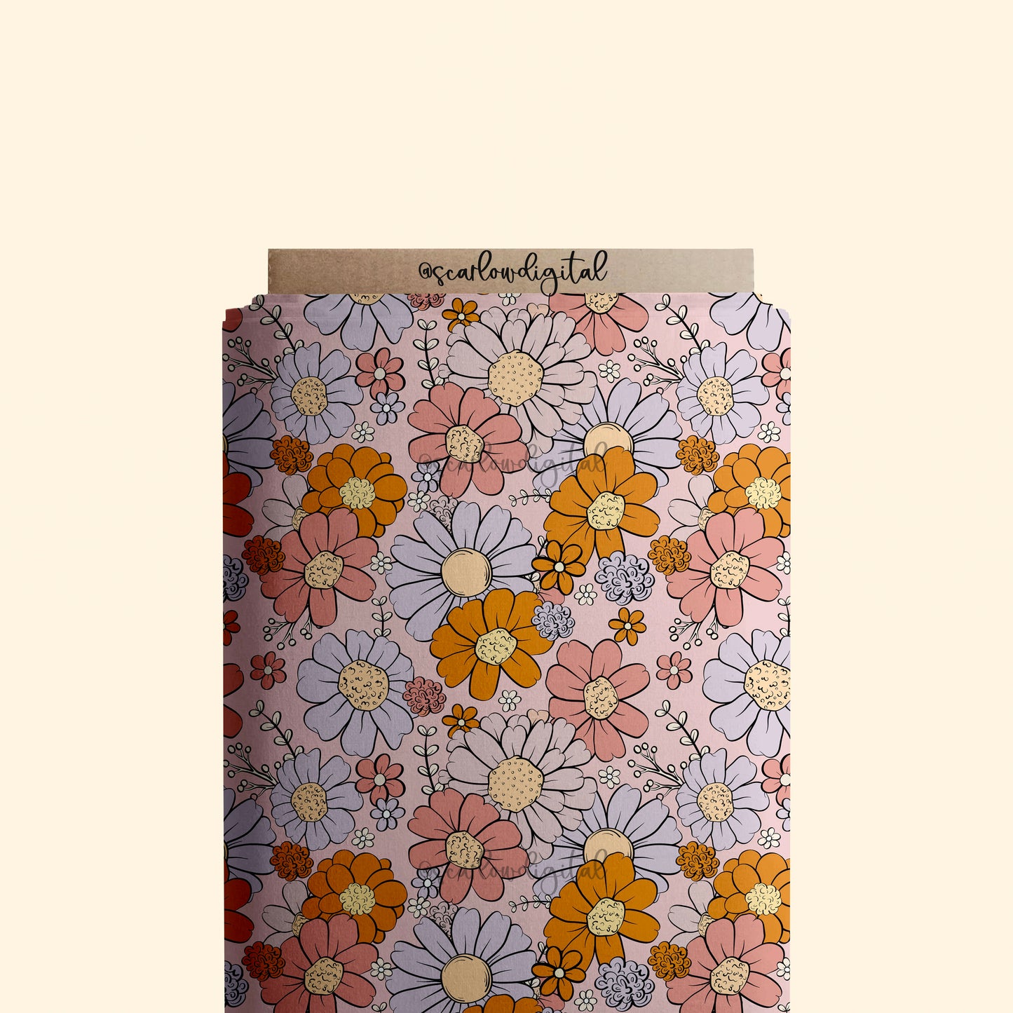 Floral Seamless Pattern Sublimation Digital Design Download, flowers seamless pattern, girl surface pattern, colorful seamless, fun seamless