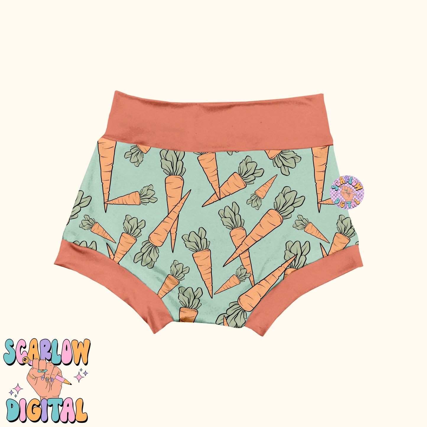 Carrots Seamless Pattern-Easter Sublimation Digital Design Download-boy easter seamless pattern, seamless files for boys, boy easter designs