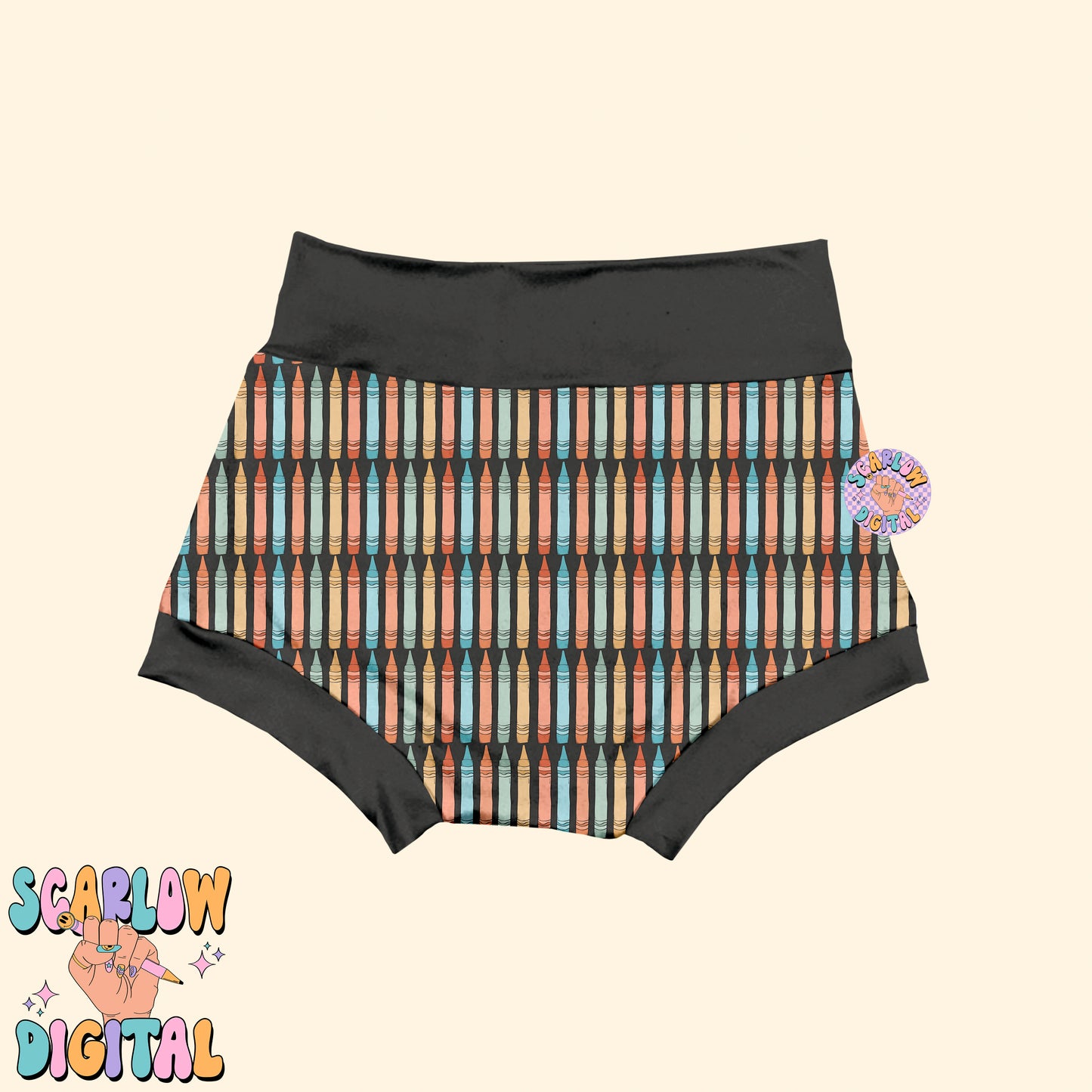 Crayons Seamless Pattern Digital Design Download, back to school digital paper, boy school seamless print, colorful teacher seamless designs