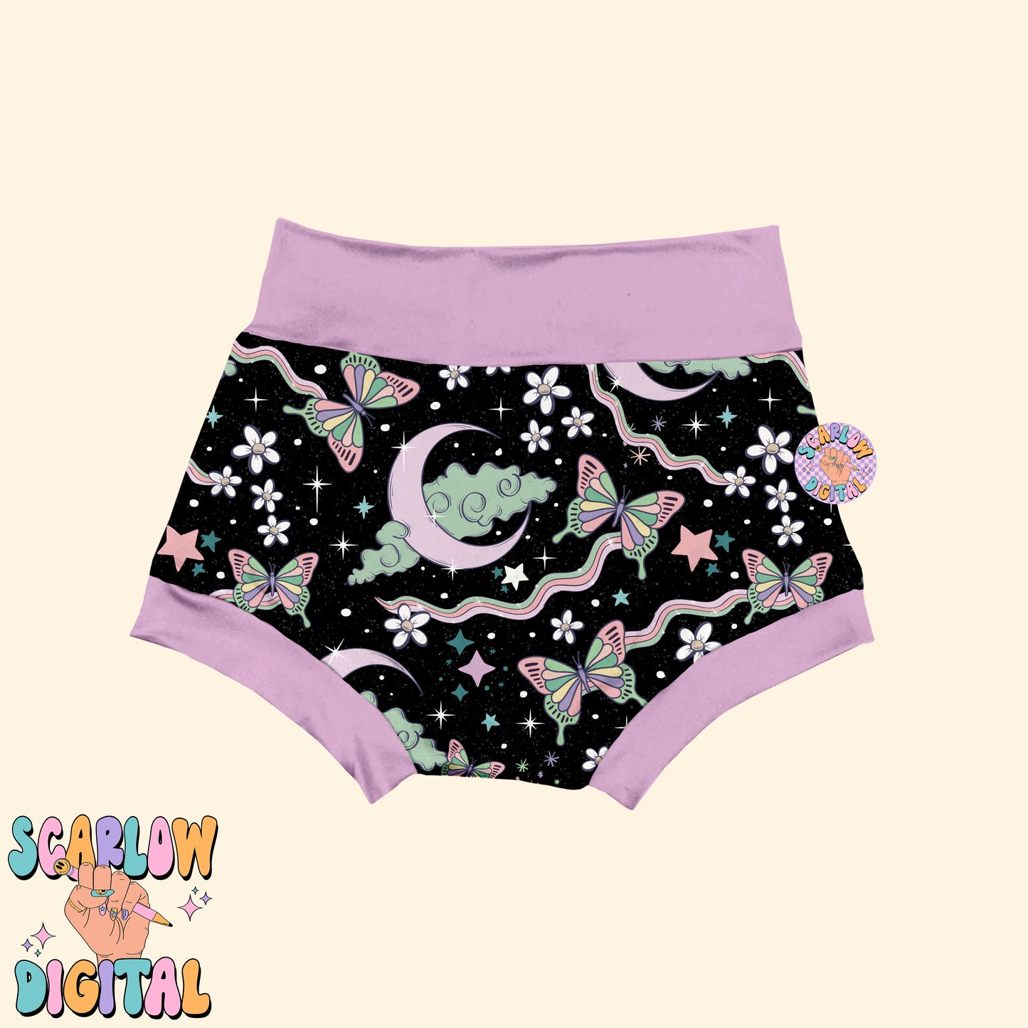 Dreamy Galaxy Seamless Pattern Digital Design