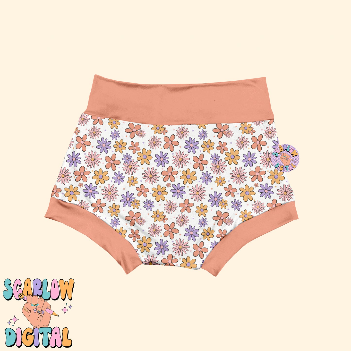 Flowers Seamless Pattern Digital Design