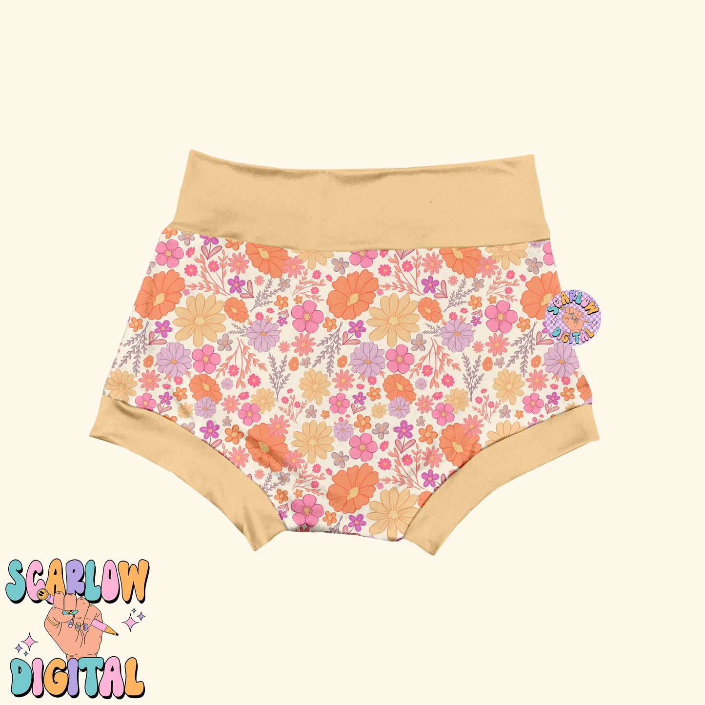 Flowers Seamless Pattern Digital Design