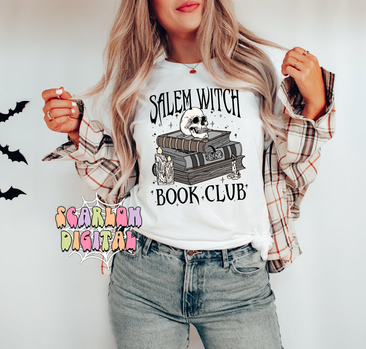 Salem Witch Book Club PNG Digital Design