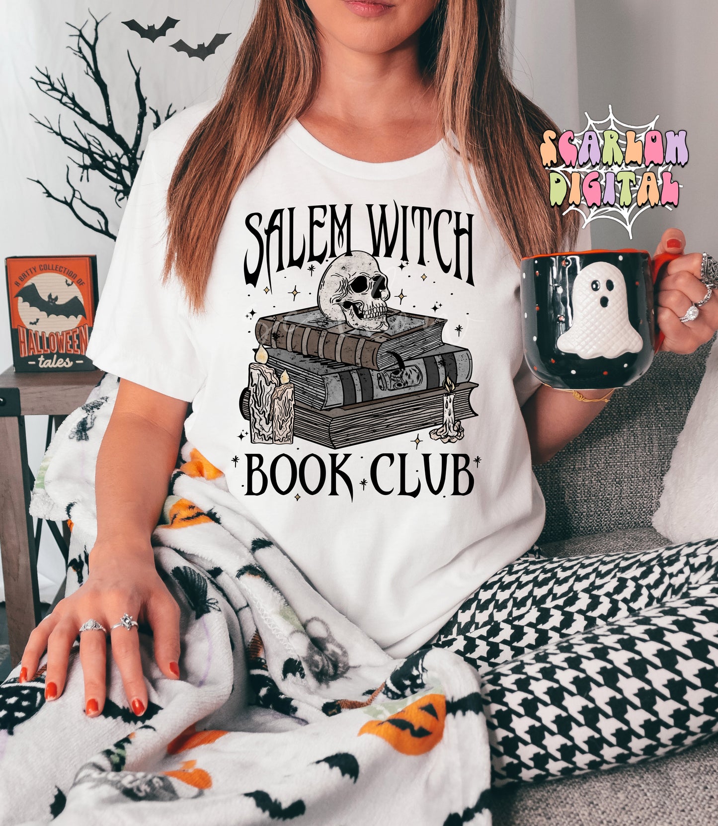 Salem Witch Book Club PNG Digital Design