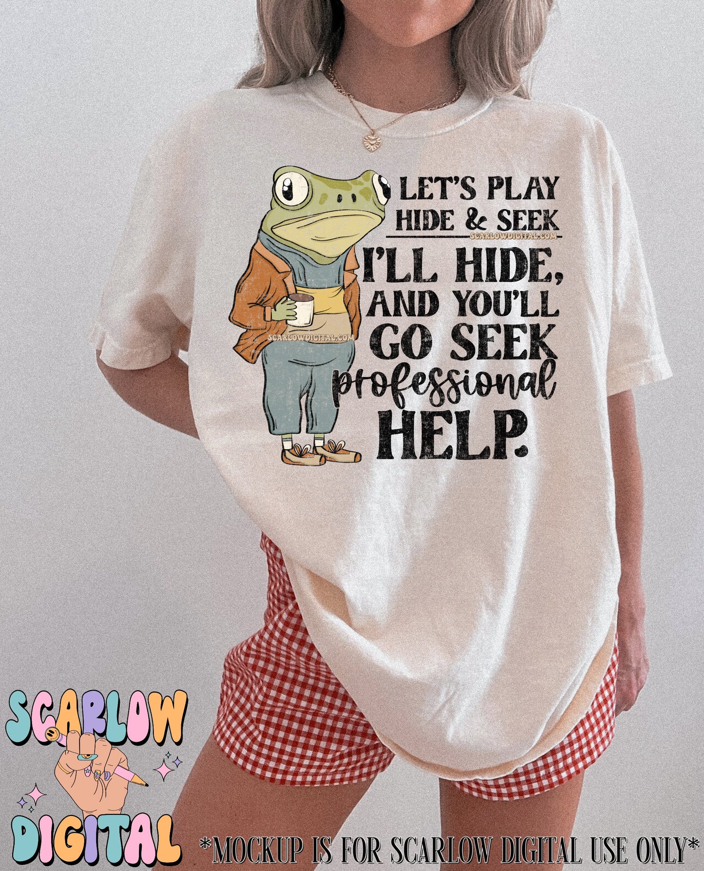 Let's Play Hide and Seek PNG Digital Design
