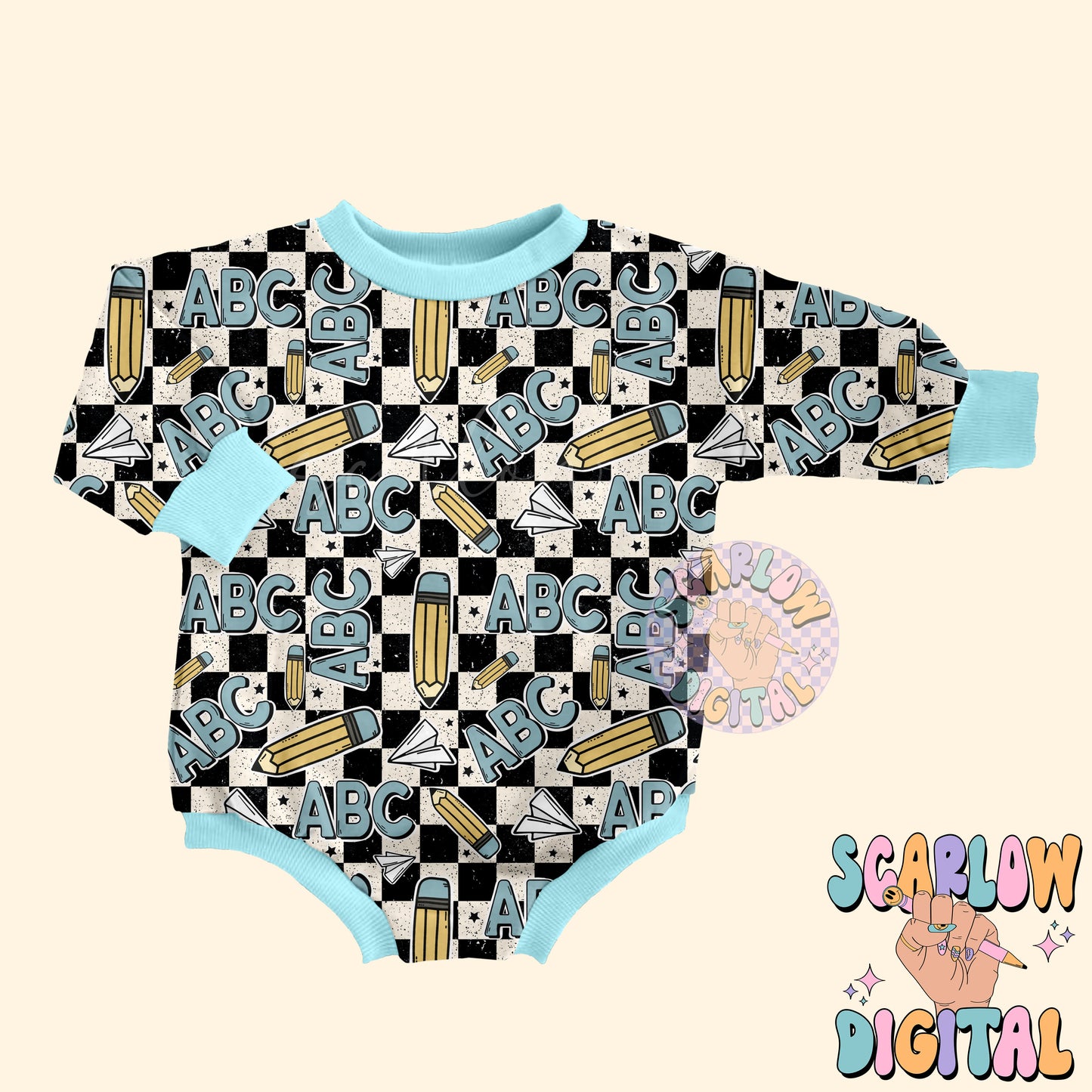 Back to School Seamless Pattern Digital Design