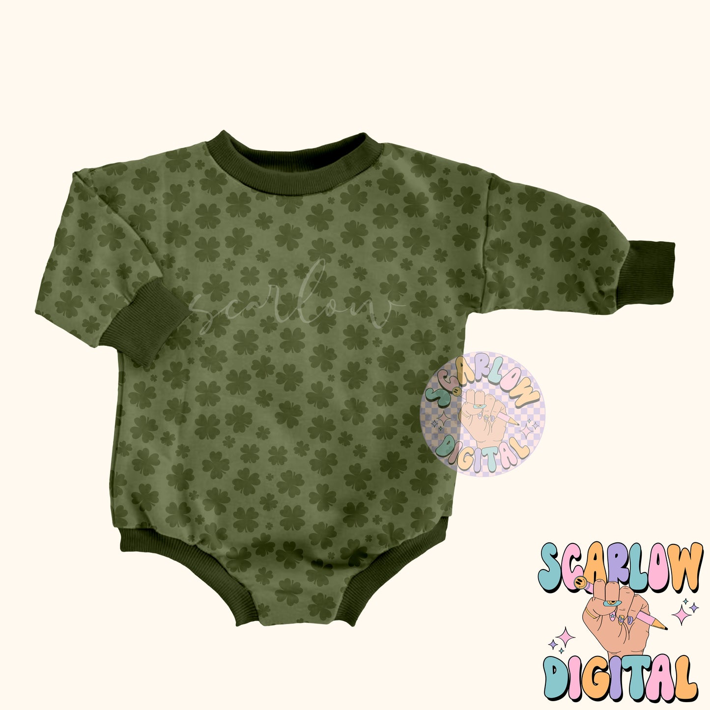 Shamrocks Seamless Pattern Digital Design Download, St. Patrick's Day seamless pattern, lucky seamless, st patrick's day digital paper