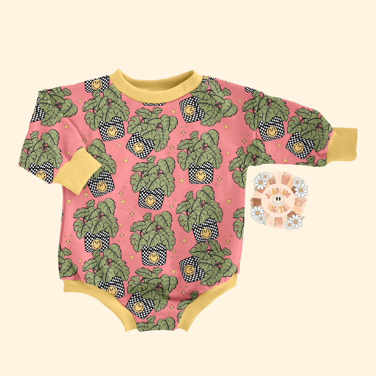 Retro Plant Seamless Pattern