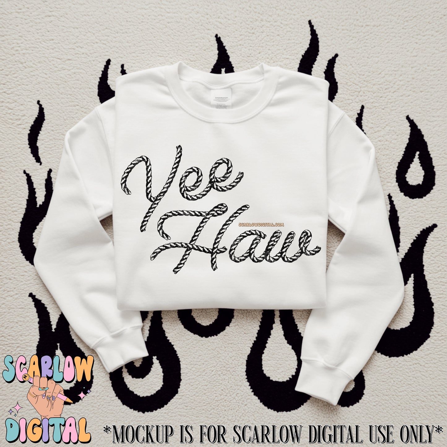 Yee Haw PNG Digital Design