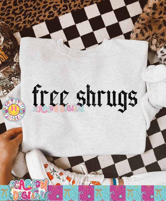 Free Shrugs PNG Digital Design