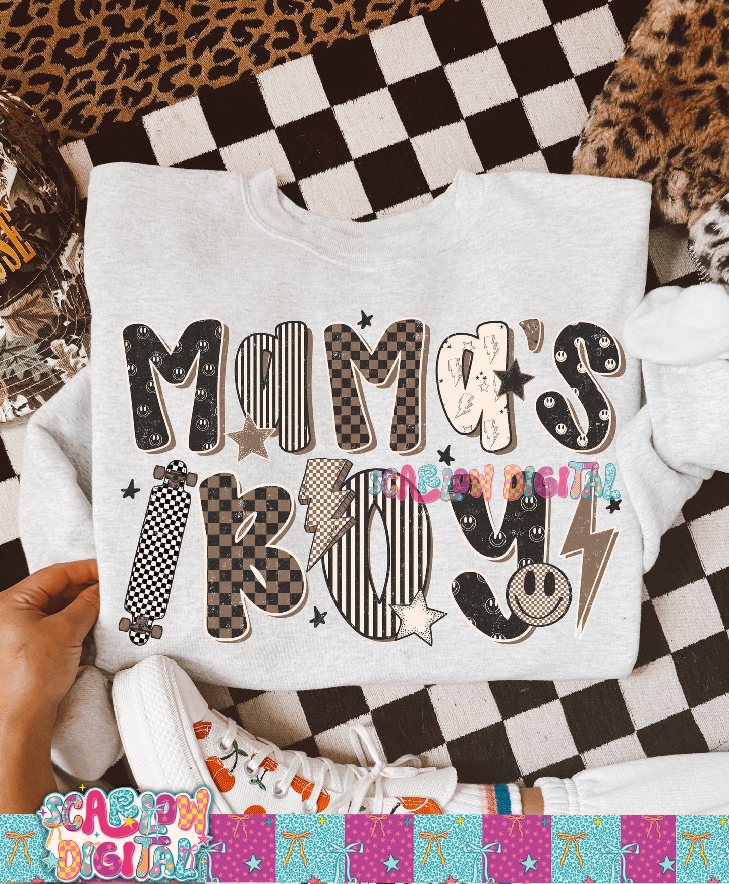 Mama's Boy PNG Digital Design