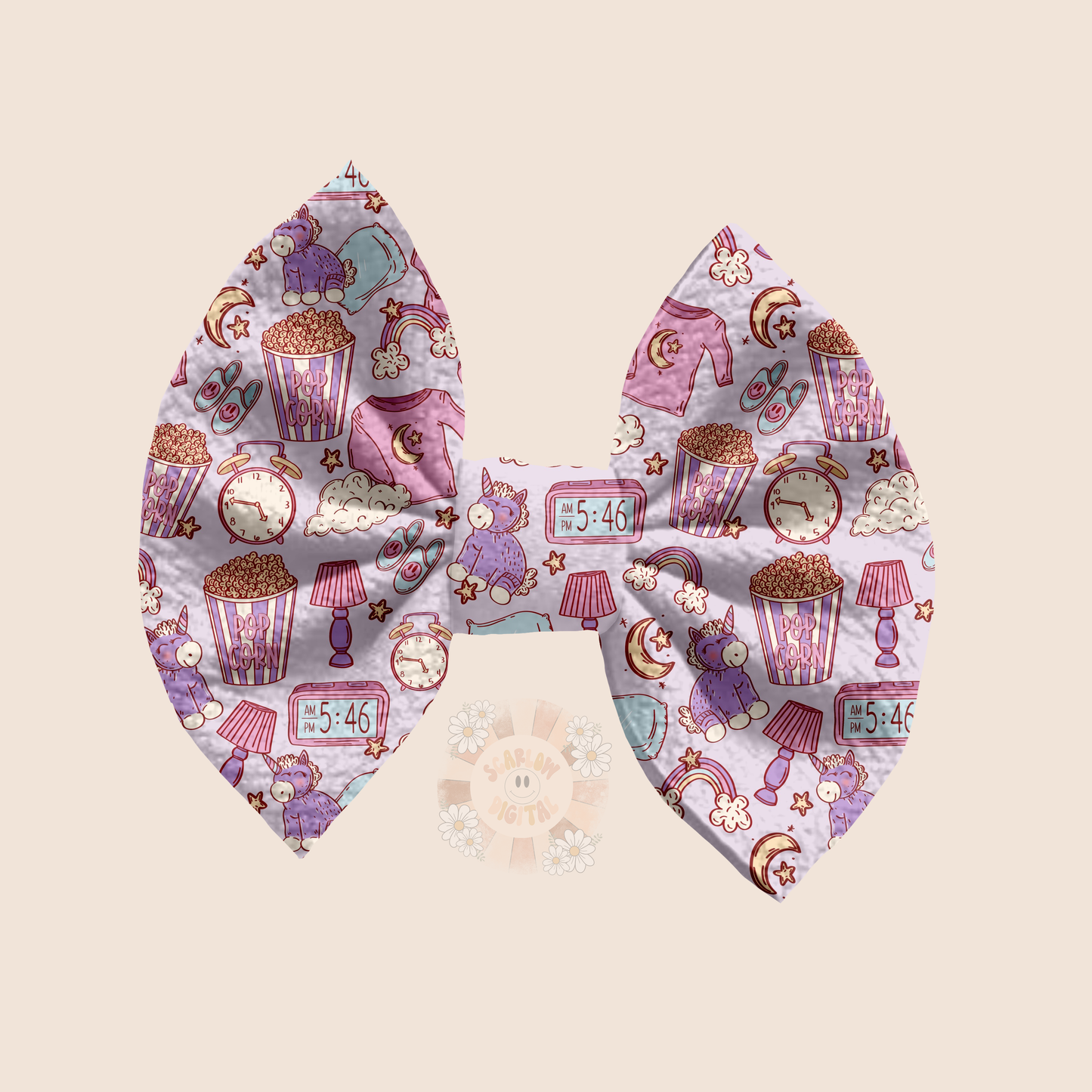 Slumber Party Seamless Pattern Sublimation Digital Design Download-girl seamless file, boho sublimation, newborn seamless, pajamas seamless