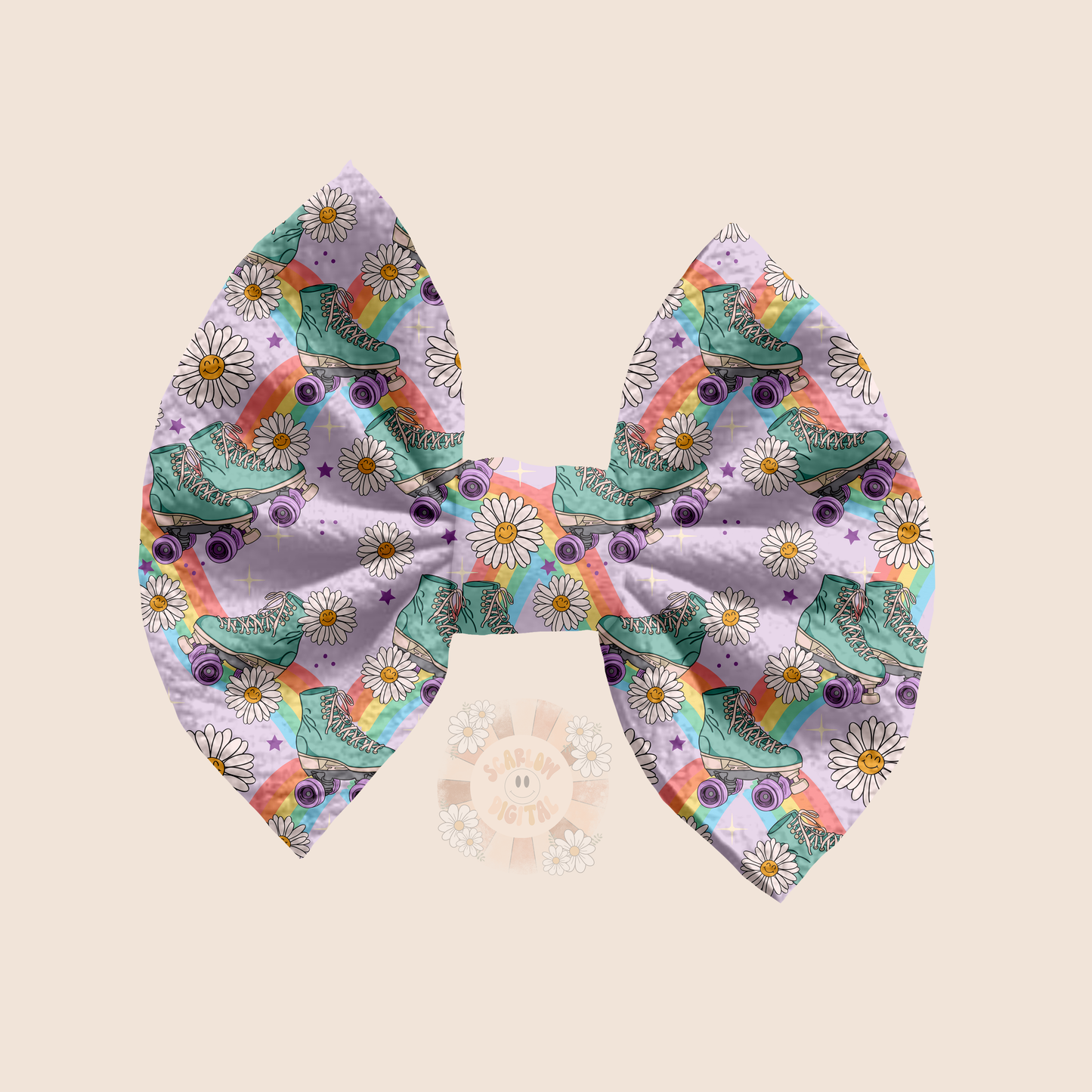 Rollerskate Seamless Pattern