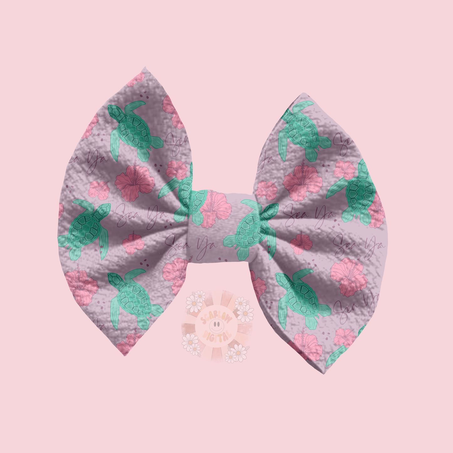 Sea Ya Seamless Pattern-Sea Turtle Sublimation Digital Design Download-beachy seamless file, ocean life seamless, hawaiian seamless pattern