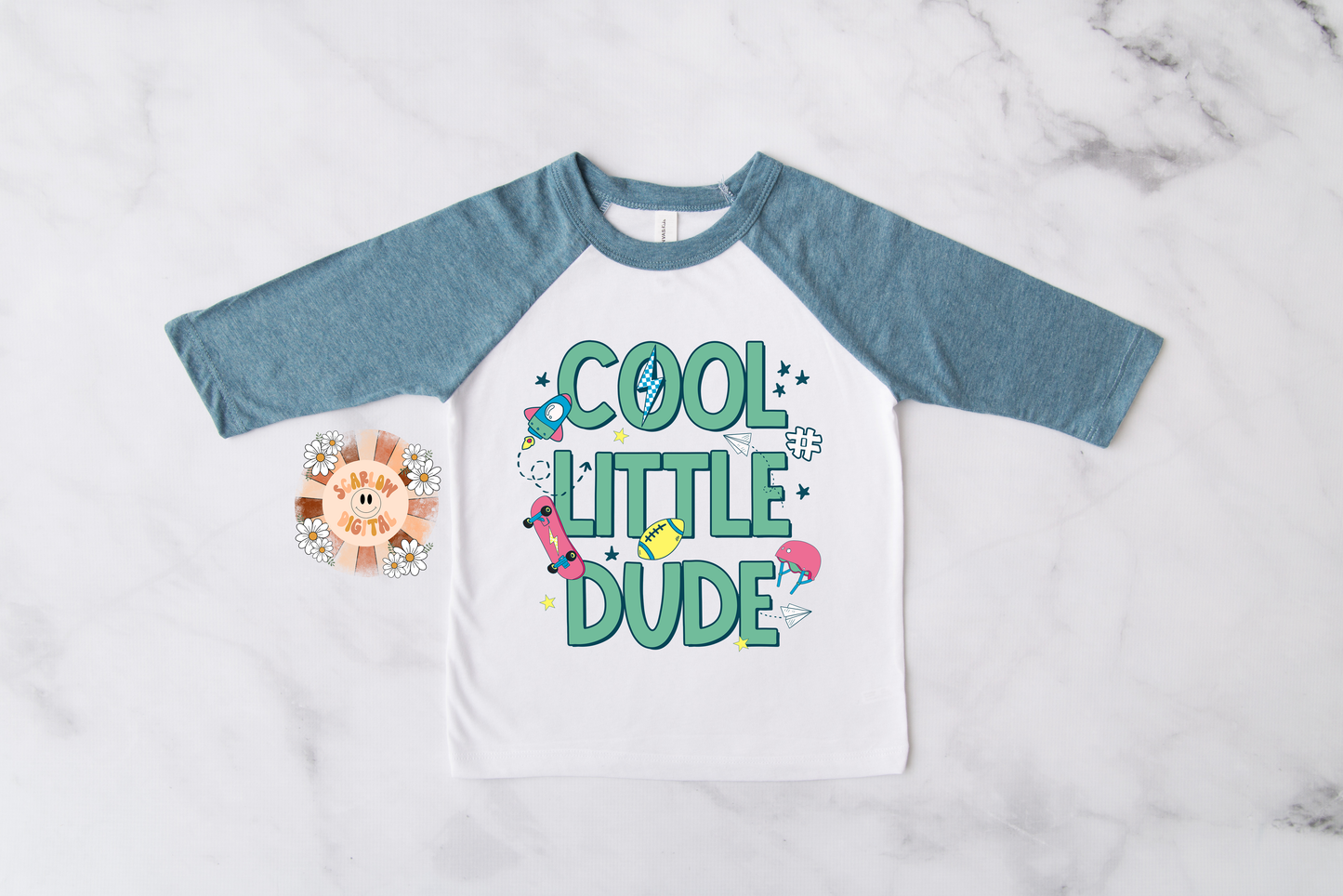 Cool Little Dude PNG-Boy Sublimation Digital Design Download-skateboard png, lightening bolt png, little boy designs, retro boy png design