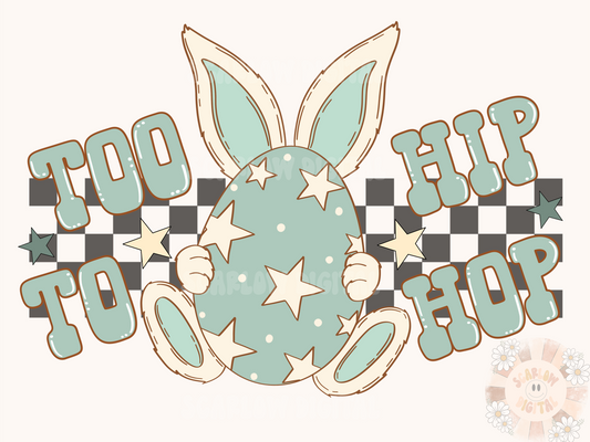 Too Hip to Hop PNG-Easter Sublimation Digital Design Download-little boy png, boy easter png, stars png, easter egg png, easter. bunny png