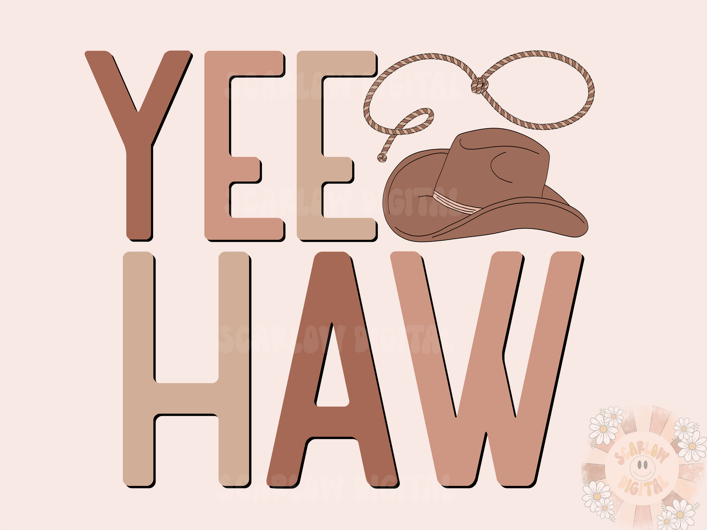 Yee Haw PNG-Western Sublimation Digital Design Download-cowboy png, cowgirl png, cowboy hat png, southwest png, country boy png, neutral png