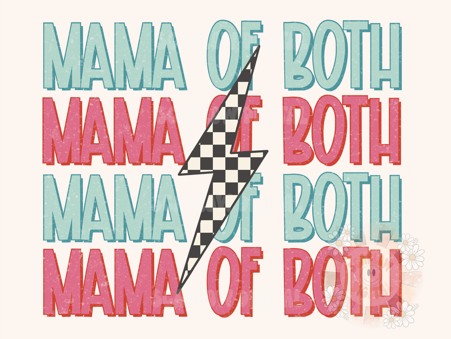 Mama of Both PNG Sublimation Digital Design Download-boy mama png, girl mama png, mommy png, Mother’s Day png, stars png, lightening png