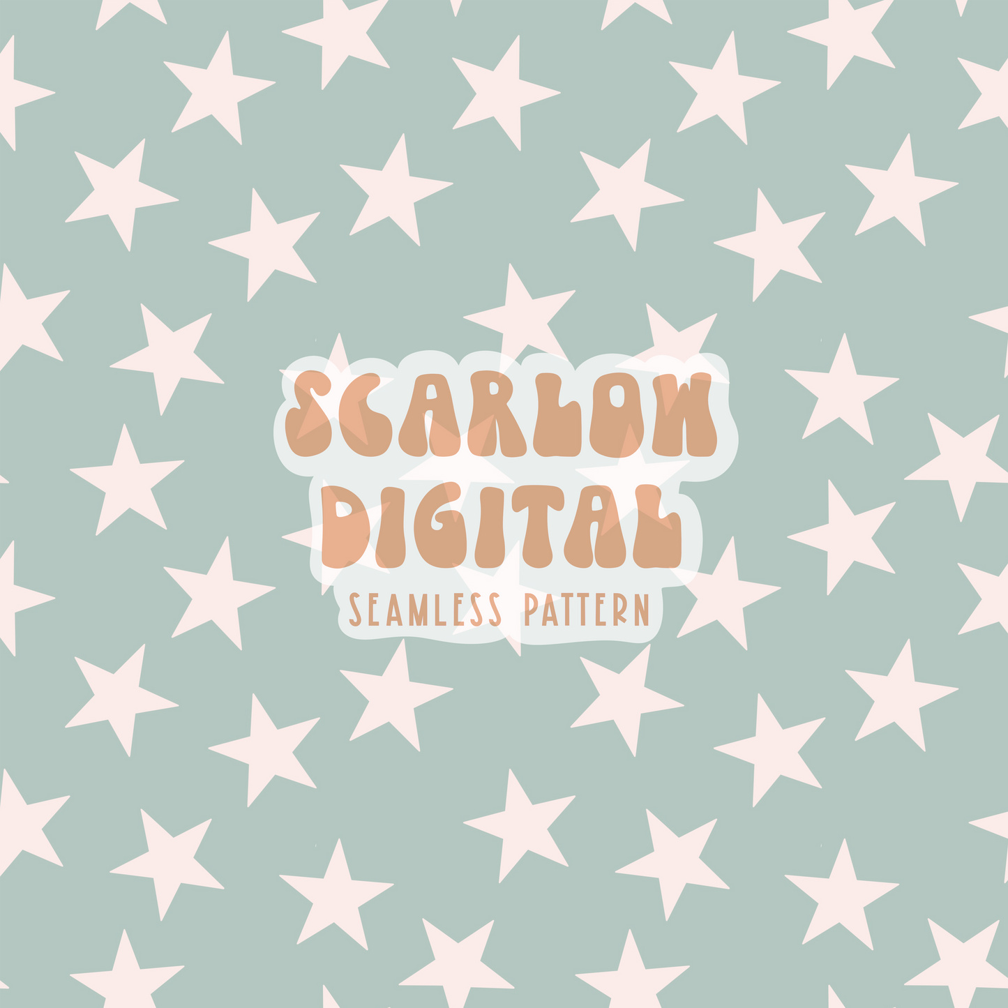 Blue Stars Seamless Pattern-July 4th Sublimation Digital Design Download-patriotic seamless file, fourth of july seamless, usa seamless file