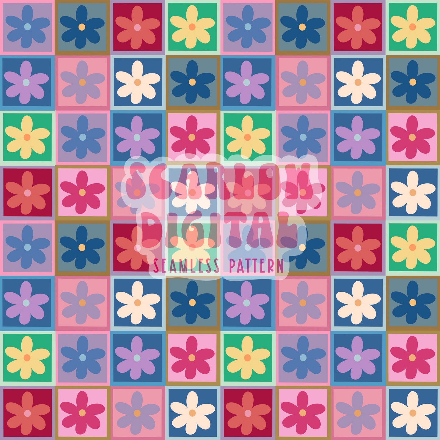 Floral Seamless Pattern Sublimation Digital Design Download-summer seamless file, colorful sublimation, flowers seamless, spring seamless