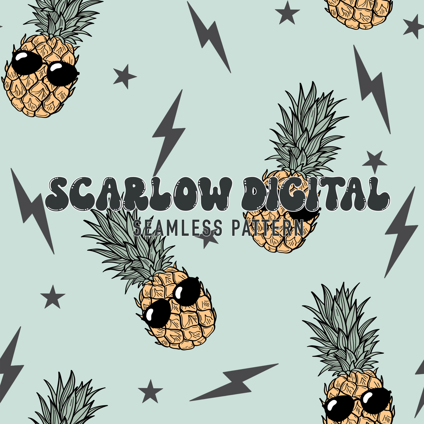 Pineapple Seamless File-Summer Vibes Sublimation Digital Design Download-summertime seamless file, sunglasses seamless file, boy seamless