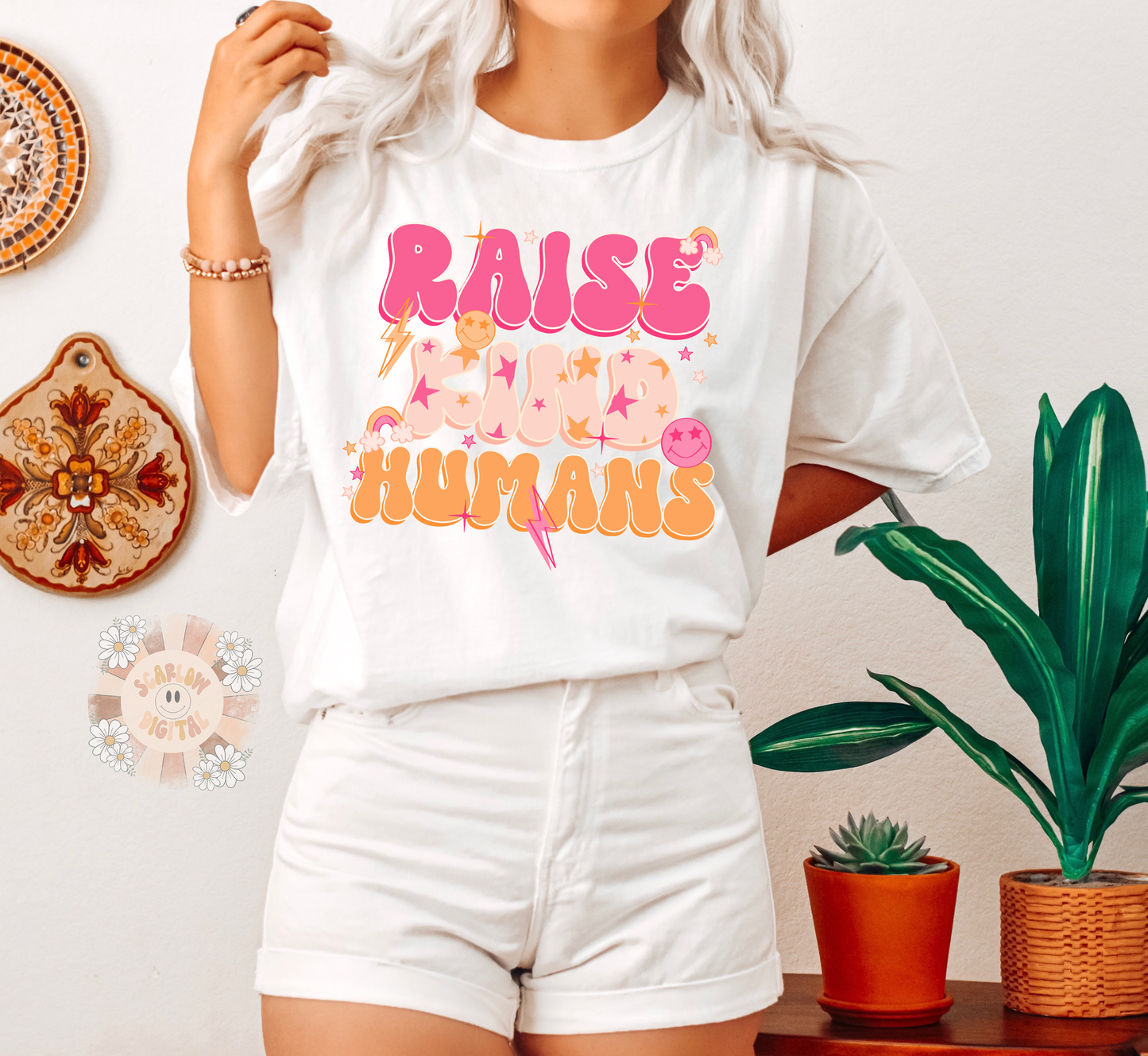 Raise Kind Humans PNG