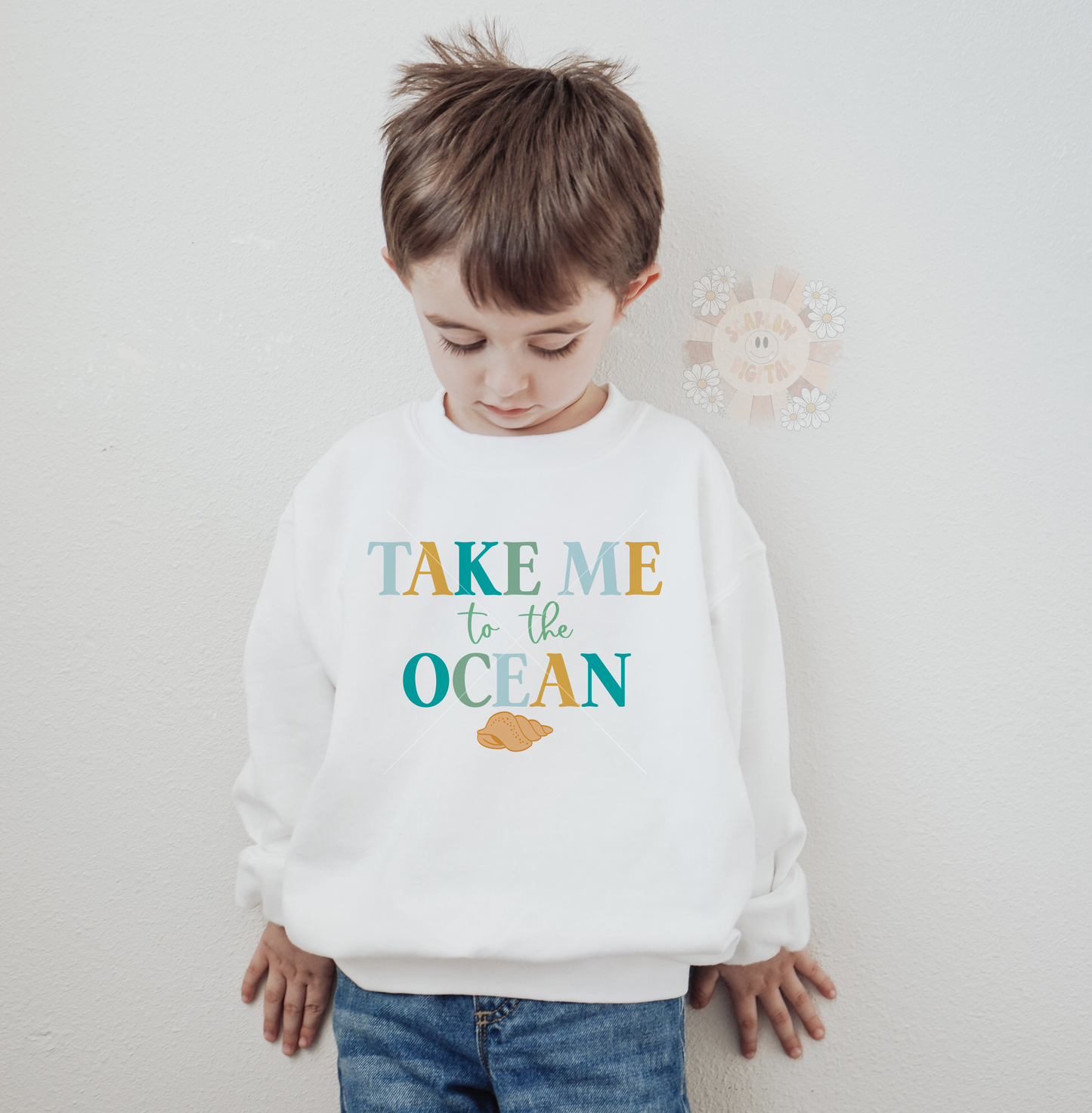 Take Me to the Ocean PNG-Summer Sublimation Digital Design Download-beachy png, boy png, little boy designs, starfish png, ocean png designs