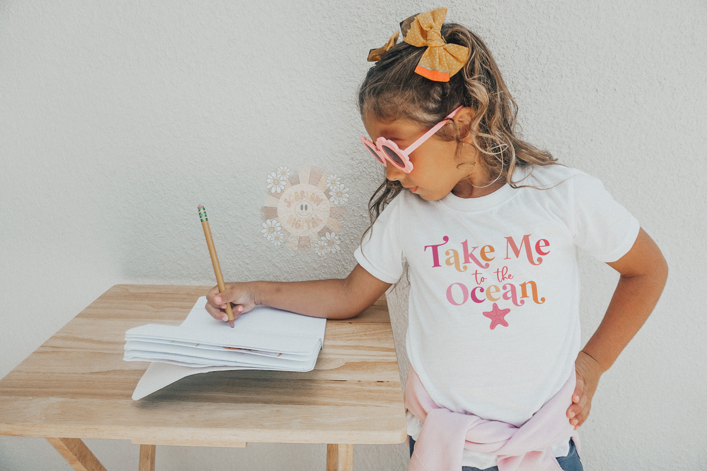 Take Me to the Ocean PNG-Summer Sublimation Digital Design Download-beachy png, girl png, little girl designs, star fish png, ocean png