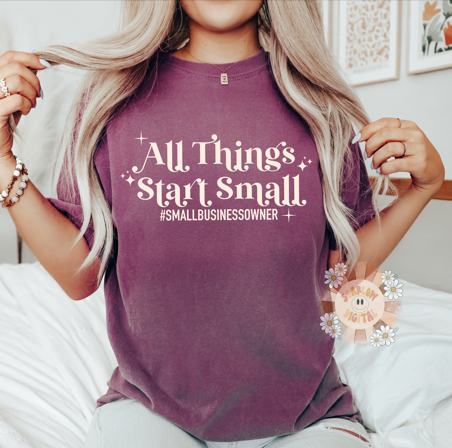 All Things Start Small SVG Digital Design Download, small business owner svg, inspirational svg, motivational svg, entrepreneur svg design