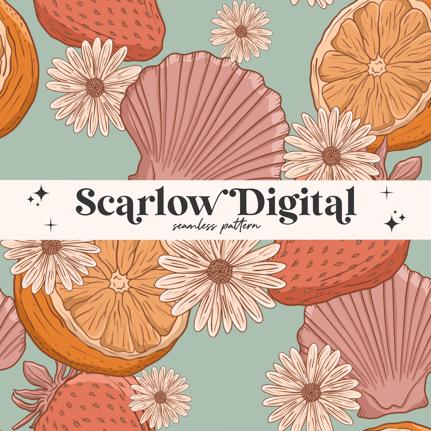 Summer Seamless Pattern