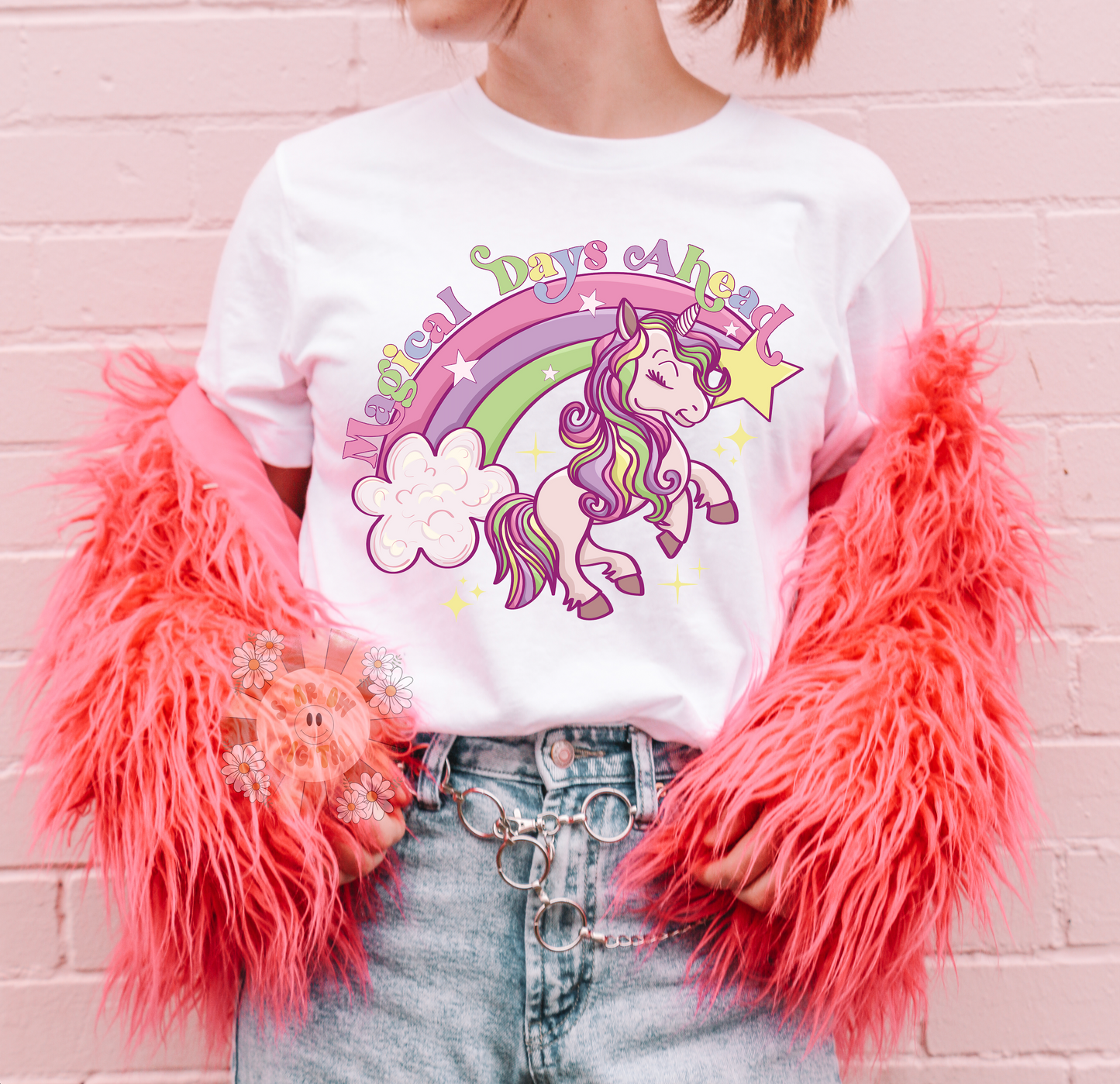 Magical Days Ahead PNG-Unicorn Sublimation Digital Design Download-fairytale png, rainbow png, retro png, mystical png, storybook png design