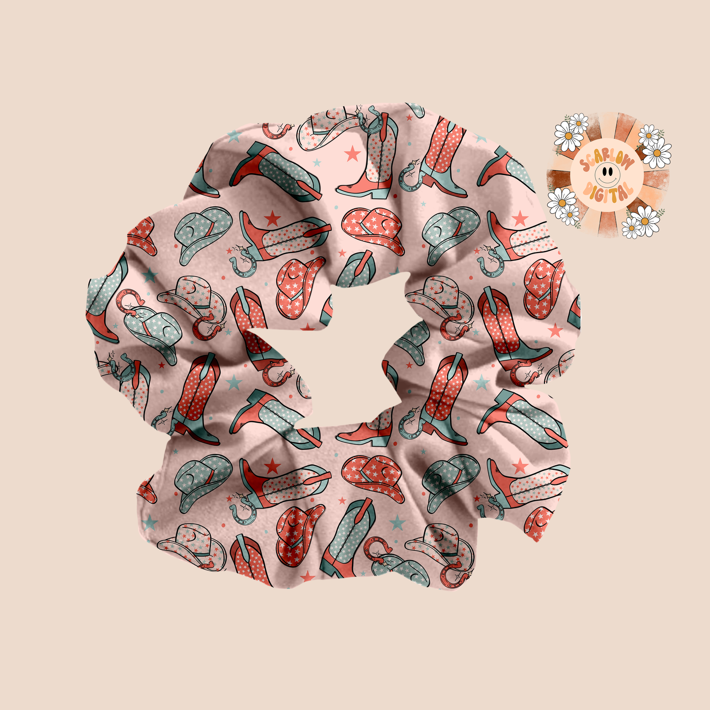 Western America Seamless Pattern