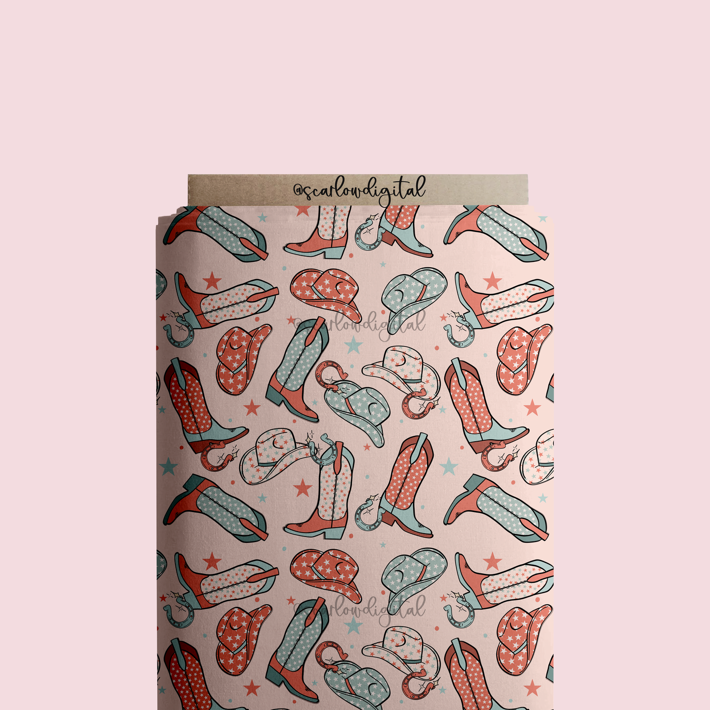 Western America Seamless Pattern