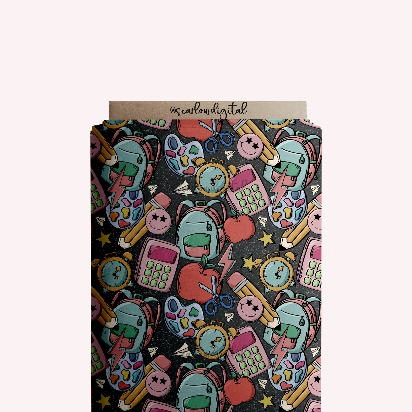 School Seamless Pattern