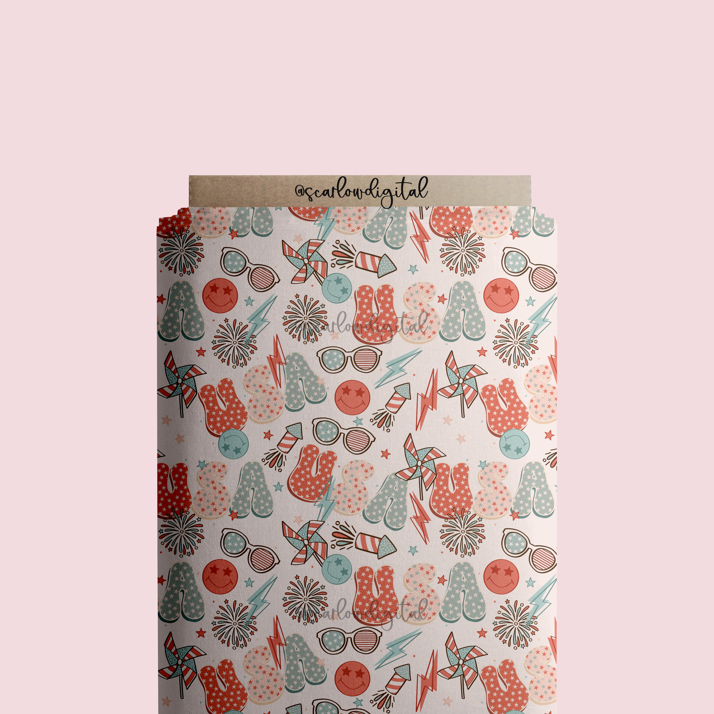 USA Seamless Pattern