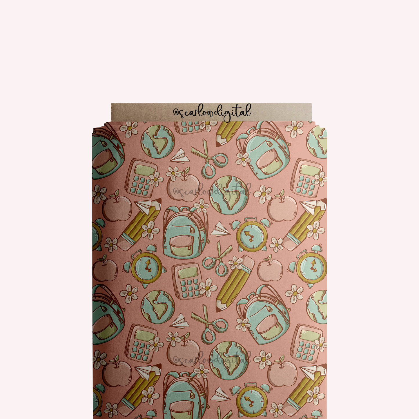 School Seamless Pattern