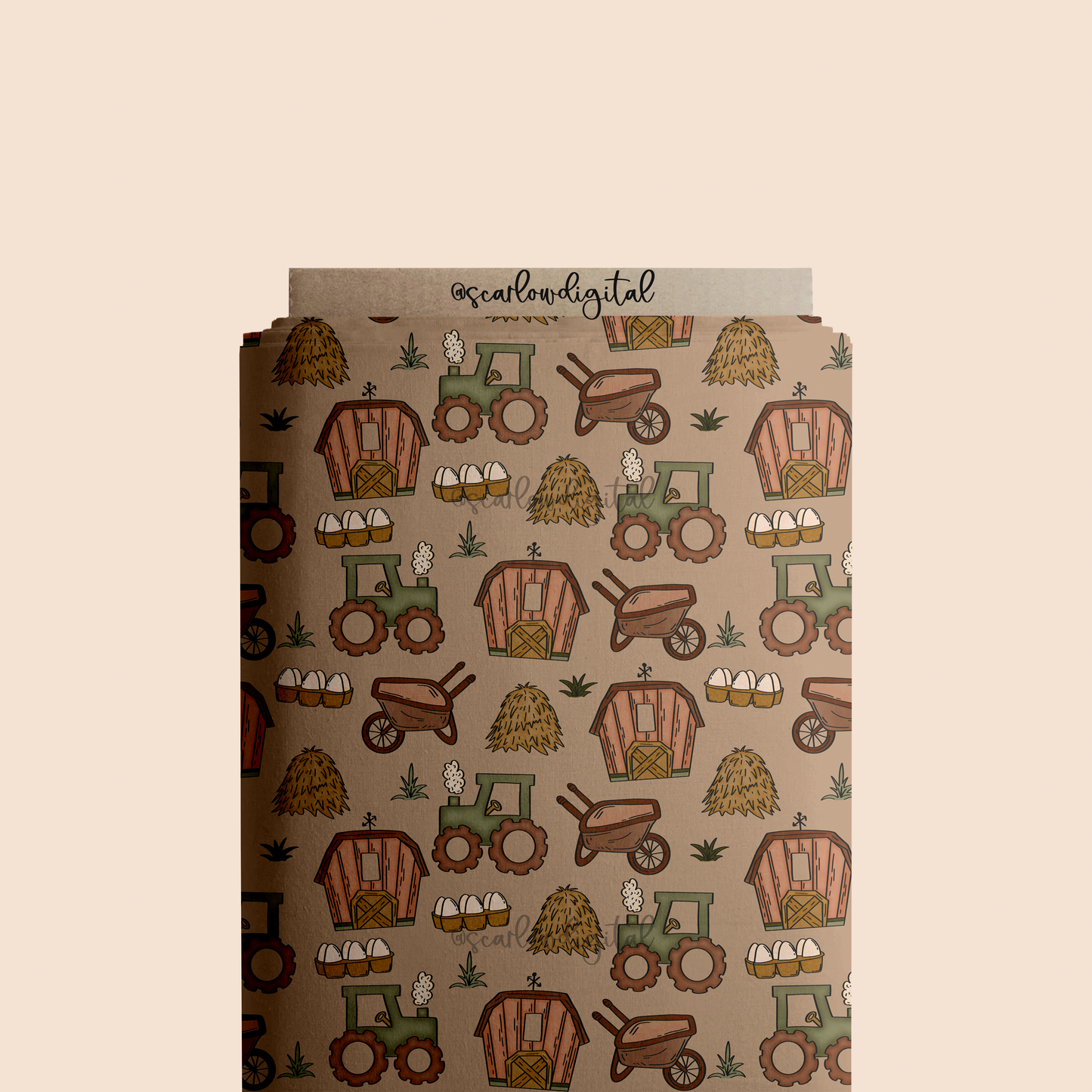 Farm Seamless Pattern-Country Digital Design