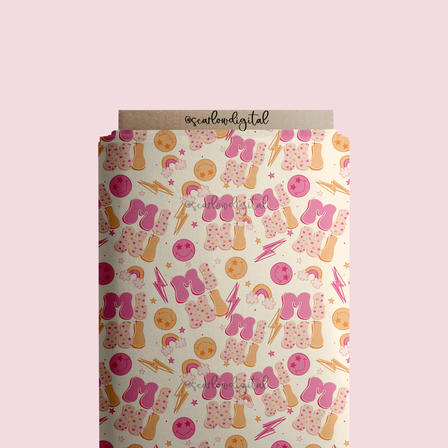 Mini Seamless Pattern-Retro Sublimation Digital Design Download-repeating patterns, girl mini seamless file, rainbow seamless pattern design