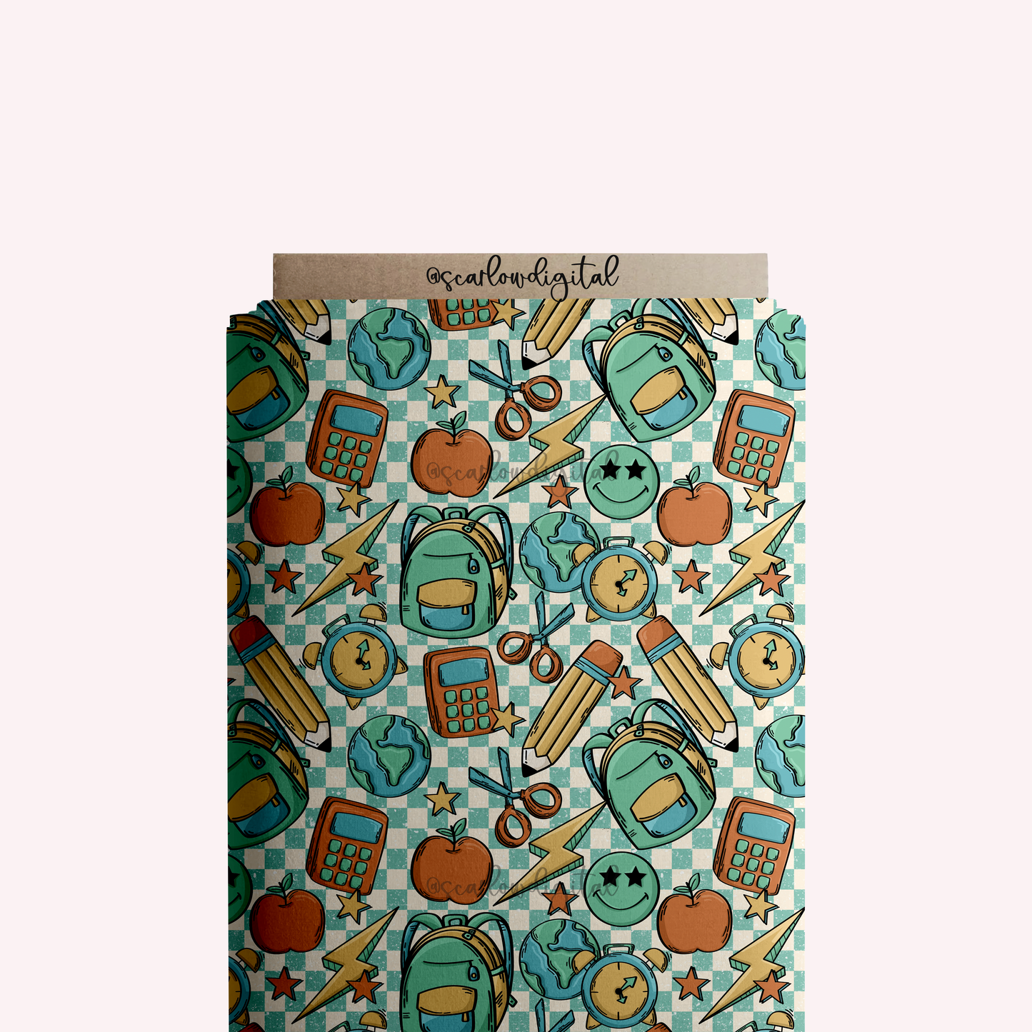 School Seamless Pattern