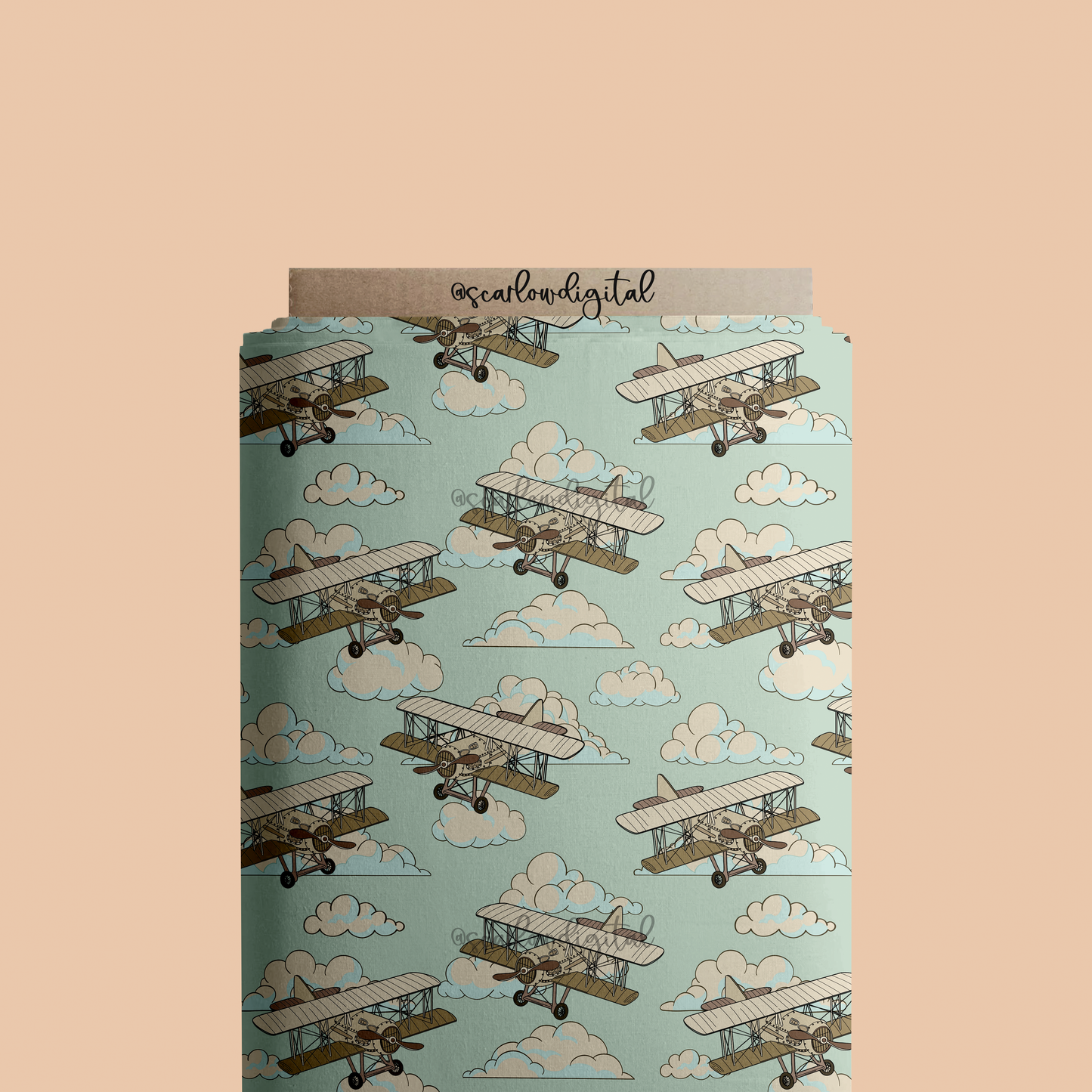 Vintage Airplane Seamless Pattern-Adventure Sublimation Digital Design Download-travel seamless file, boy seamless file, little boy designs